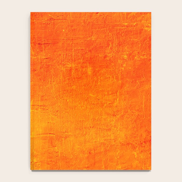 Orange Sunset Textured Acrylic Painting Notebook Gallery Image 4