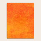 Orange Sunset Textured Acrylic Painting Notebook Gallery Image 4