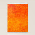 Orange Sunset Textured Acrylic Painting Stationery Card Gallery Image 2