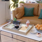 Bronze Vase & Leaves: Matisse Edition | Mid Century Series Serving Tray Gallery Image 2