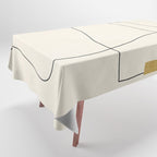 minimal geometric art Tablecloth Gallery Image 1