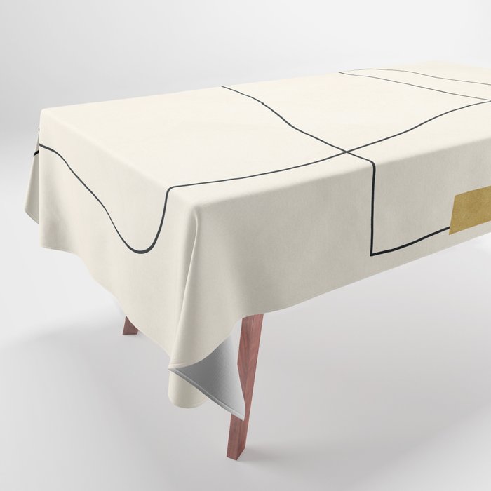 minimal geometric art Tablecloth Gallery Image 1