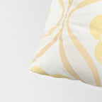 Vintage 70s Yellow Floral Pattern Pillow Sham Gallery Image 4