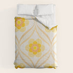 Vintage 70s Yellow Floral Pattern Comforter Gallery Image 6