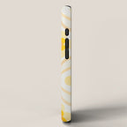 Vintage 70s Yellow Floral Pattern iPhone Case Gallery Image 2
