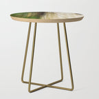 Forest, Water, Lines - abstract nature photograph long explosure Side Table Gallery Image 1