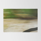 Forest, Water, Lines - abstract nature photograph long explosure Rug Gallery Image 2