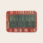 Cappadocian Central  Anatolian Antique Turkish Kilim Print Bath Mat Gallery Image 1