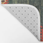 Cappadocian Central  Anatolian Antique Turkish Kilim Print Bath Mat Gallery Image 2