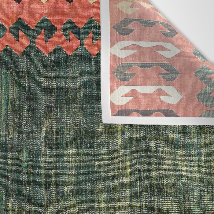 Cappadocian Central  Anatolian Antique Turkish Kilim Print Wall Tapestry Gallery Image 3