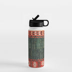 Cappadocian Central  Anatolian Antique Turkish Kilim Print Water Bottle Gallery Image 1