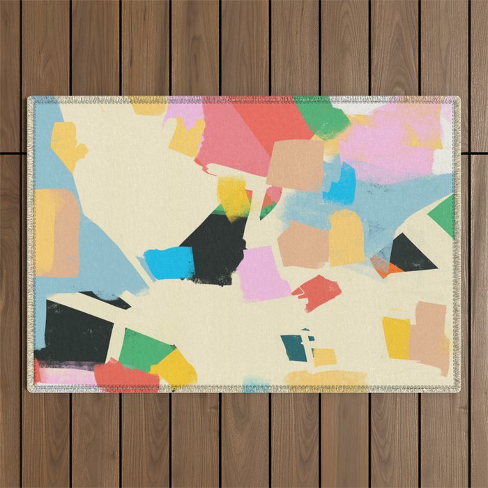 Modern Abstract Art 97 Outdoor Rug Gallery Image 1
