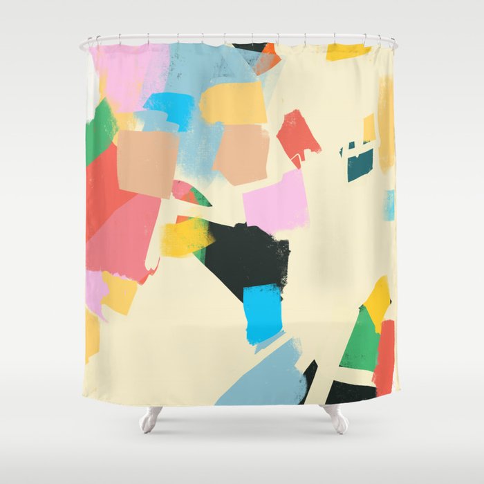 Modern Abstract Art 97 Shower Curtain Gallery Image 1