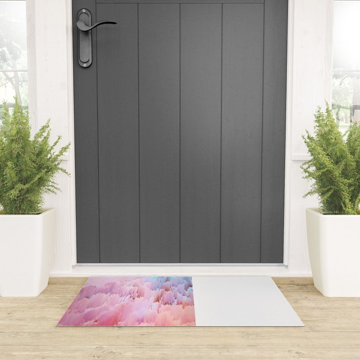 Delicate Glitches Welcome Mat Gallery Image 3