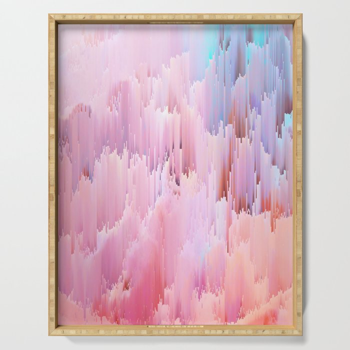 Delicate Glitches Serving Tray Gallery Image 1