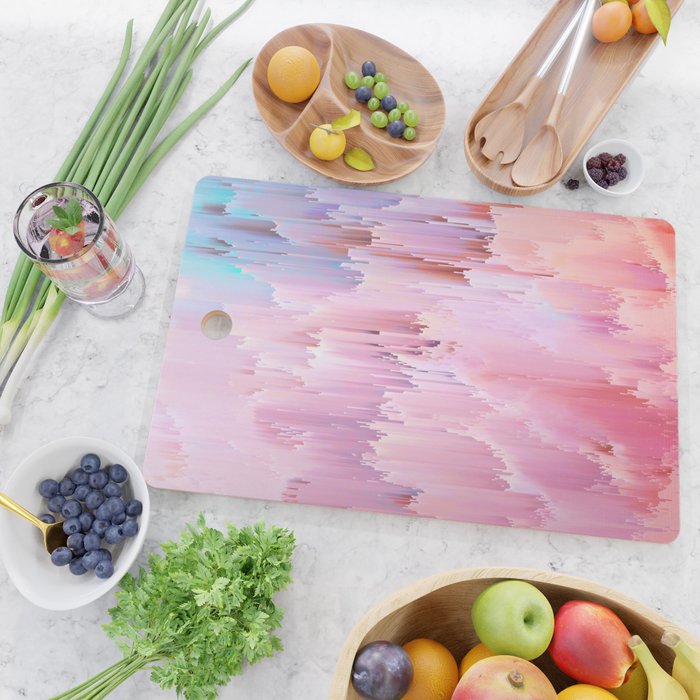 Delicate Glitches Cutting Board Gallery Image 2