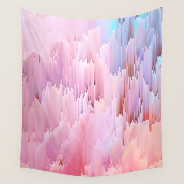 Delicate Glitches Wall Tapestry Gallery Image 4