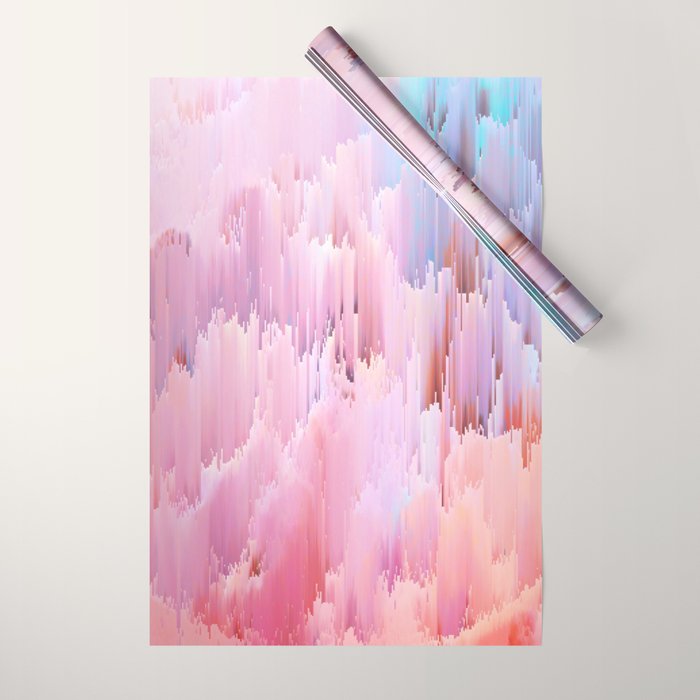 Delicate Glitches Wrapping Paper Gallery Image 1