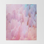 Delicate Glitches Throw Blanket Gallery Image 2