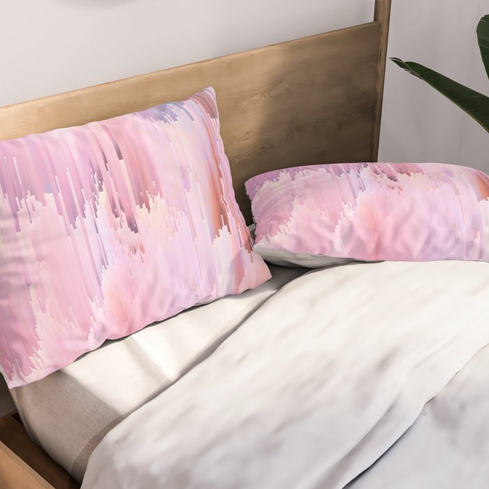 Delicate Glitches Pillow Sham Gallery Image 2