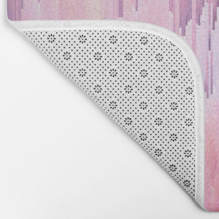 Delicate Glitches Bath Mat Gallery Image 2