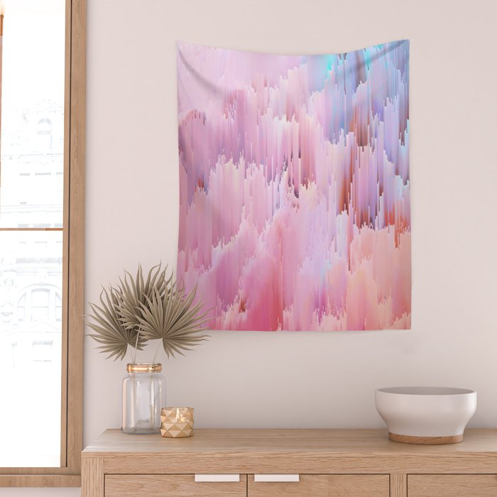 Delicate Glitches Wall Tapestry Gallery Image 2