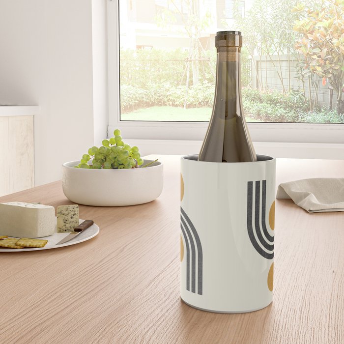 Mid century modern - arch suns Wine Chiller Gallery Image 4