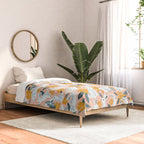 Bunnies & Blooms â Teal & Blush Comforter Gallery Image 2