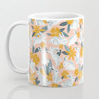 Bunnies & Blooms - Teal & Blush Coffee Mug Gallery Image 3