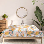 Bunnies & Blooms â Teal & Blush Comforter Gallery Image 3
