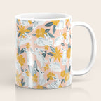 Bunnies & Blooms - Teal & Blush Coffee Mug Gallery Image 1