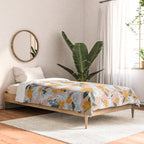 Bunnies & Blooms â Teal & Blush Comforter Gallery Image 2