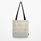 Primary Bow Rows Tote Bag Gallery Image 2