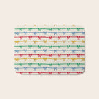 Primary Bow Rows Bath Mat Gallery Image 1