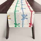 Primary Bow Rows Table Runner Gallery Image 1