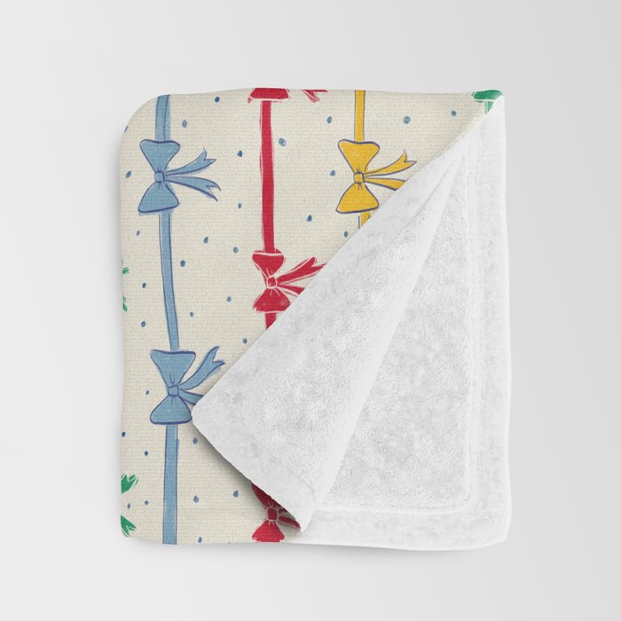 Primary Bow Rows Throw Blanket Gallery Image 3