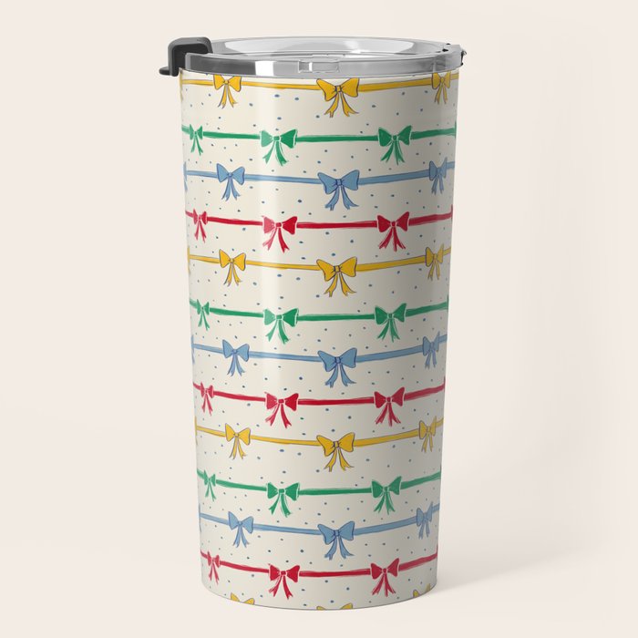 Primary Bow Rows Travel Mug Gallery Image 3