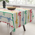 Primary Bow Rows Tablecloth Gallery Image 3
