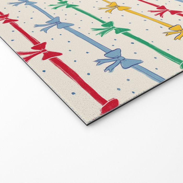Primary Bow Rows Welcome Mat Gallery Image 2