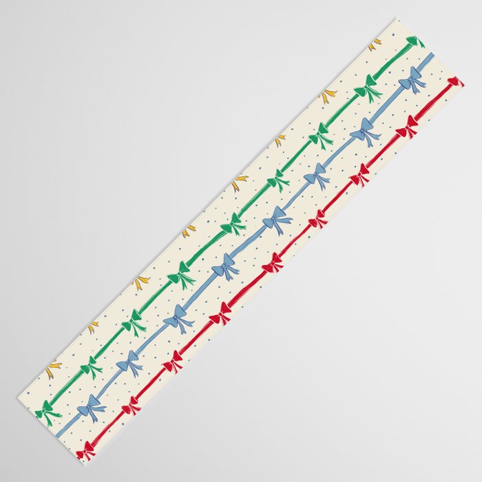 Primary Bow Rows Table Runner Gallery Image 3