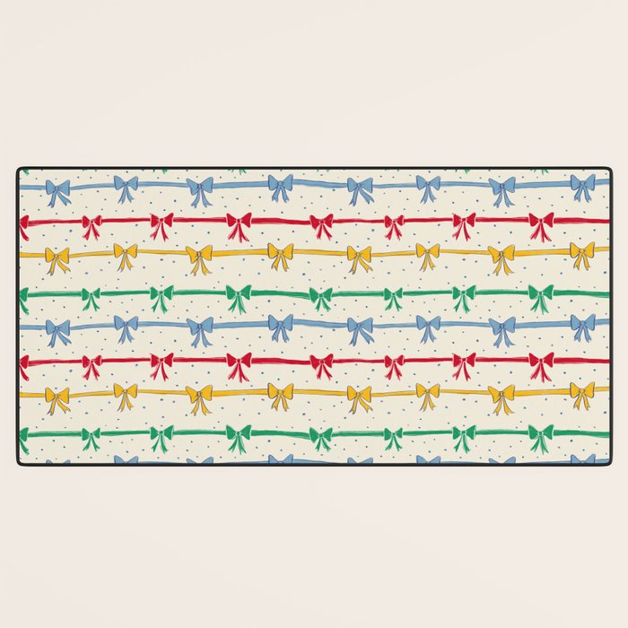 Primary Bow Rows Desk Mat Gallery Image 3