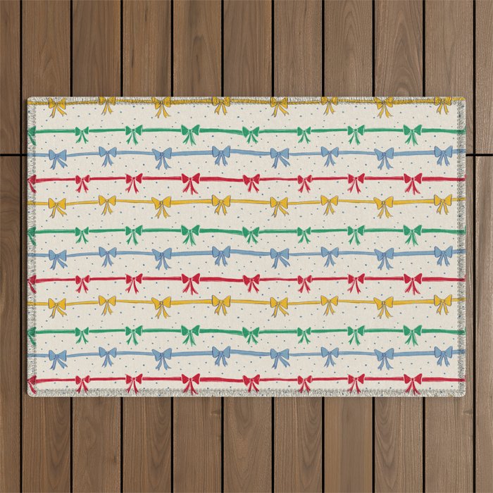 Primary Bow Rows Outdoor Rug Gallery Image 1