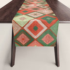 Hand-drawn Quilt #5 Table Runner Gallery Image 1