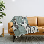 Zebra, Wildlife of Africa Throw Blanket Gallery Image 1