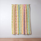 Colorful Hand Drawn Dots Window Curtain Gallery Image 3