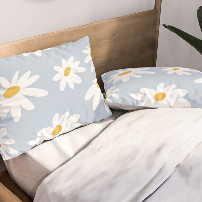 Lazy Daisies  Pillow Sham Gallery Image 2