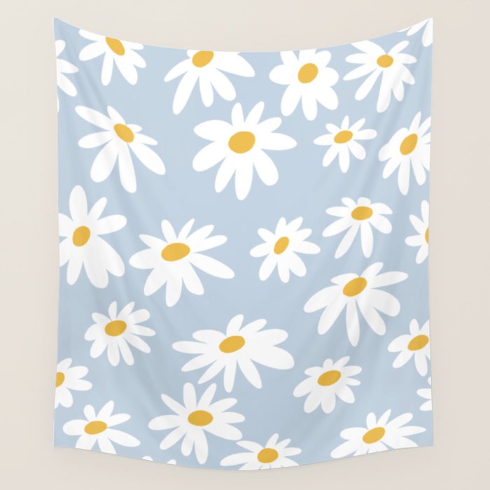 Lazy Daisies  Wall Tapestry Gallery Image 4
