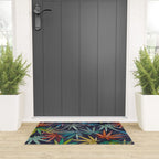 boho weed midnight Welcome Mat Gallery Image 3