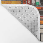 Music cassette stacks color  Bath Mat Gallery Image 2