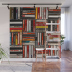Music cassette stacks color  Wall Mural Gallery Image 1